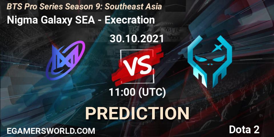Prognose für das Spiel Nigma Galaxy SEA VS Execration. 30.10.2021 at 11:05. Dota 2 - BTS Pro Series Season 9: Southeast Asia