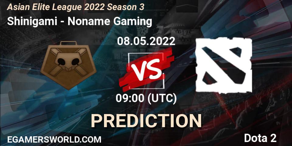 Prognose für das Spiel Shinigami VS Noname Gaming. 08.05.22. Dota 2 - Asian Elite League 2022 Season 3