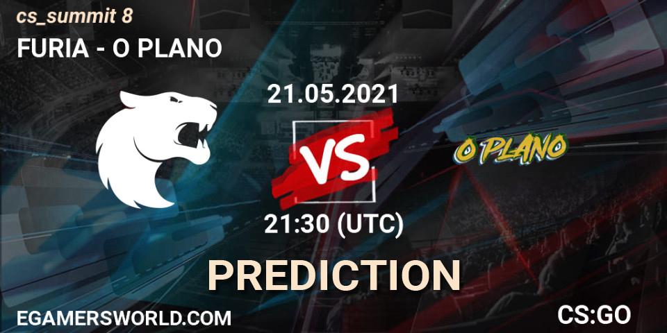 Prognose für das Spiel FURIA VS O PLANO. 21.05.2021 at 21:30. Counter-Strike (CS2) - cs_summit 8