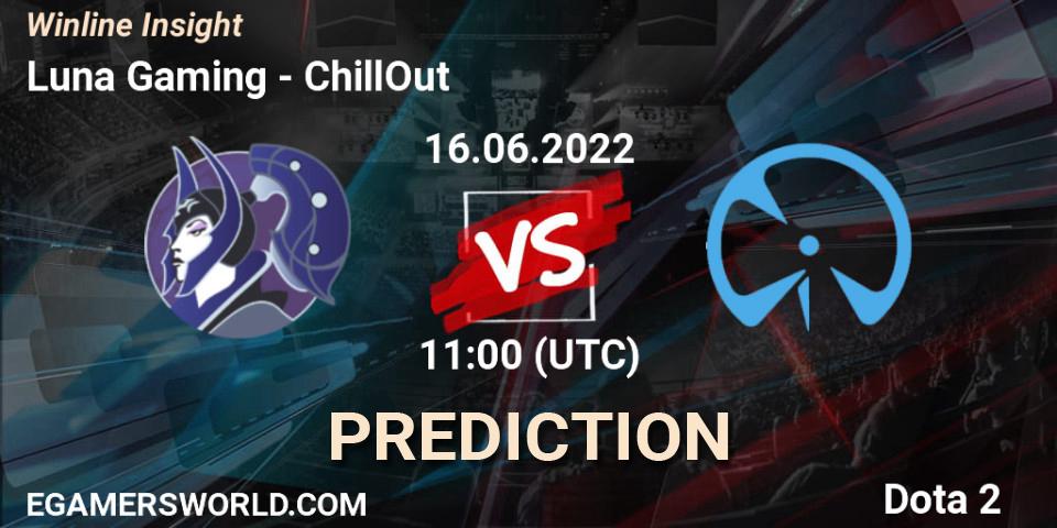 Prognose für das Spiel Luna Gaming VS ChillOut. 13.06.2022 at 11:00. Dota 2 - Winline Insight