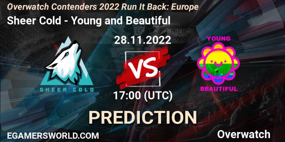 Prognose für das Spiel Sheer Cold VS Young and Beautiful. 29.11.2022 at 20:00. Overwatch - Overwatch Contenders 2022 Run It Back: Europe