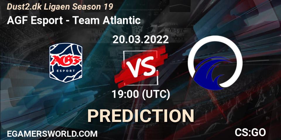 Prognose für das Spiel AGF Esport VS Team Atlantic. 20.03.22. CS2 (CS:GO) - Dust2.dk Ligaen Season 19