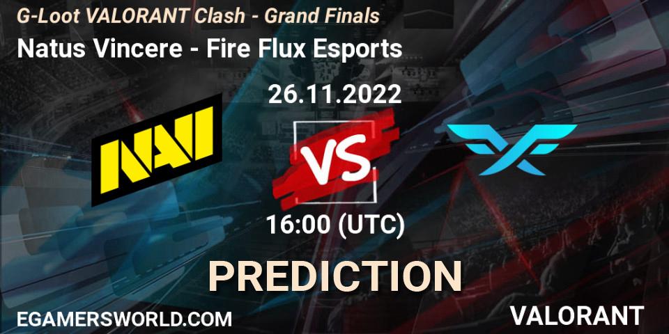 Prognose für das Spiel Natus Vincere VS Fire Flux Esports. 26.11.22. VALORANT - G-Loot VALORANT Clash - Grand Finals