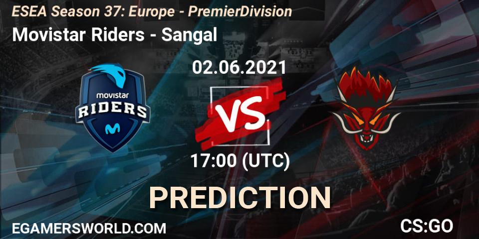 Prognose für das Spiel Movistar Riders VS Sangal. 02.06.2021 at 17:00. Counter-Strike (CS2) - ESEA Season 37: Europe - Premier Division
