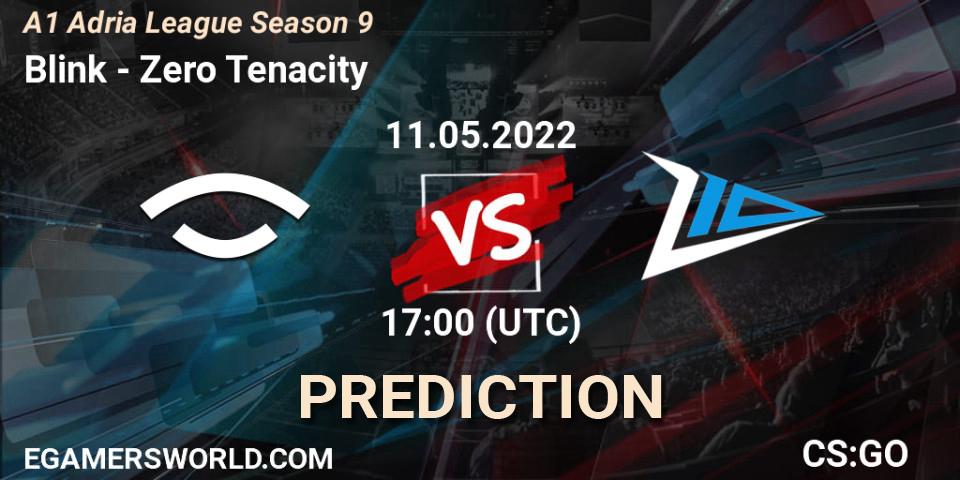 Prognose für das Spiel Blink VS Zero Tenacity. 11.05.22. CS2 (CS:GO) - A1 Adria League Season 9