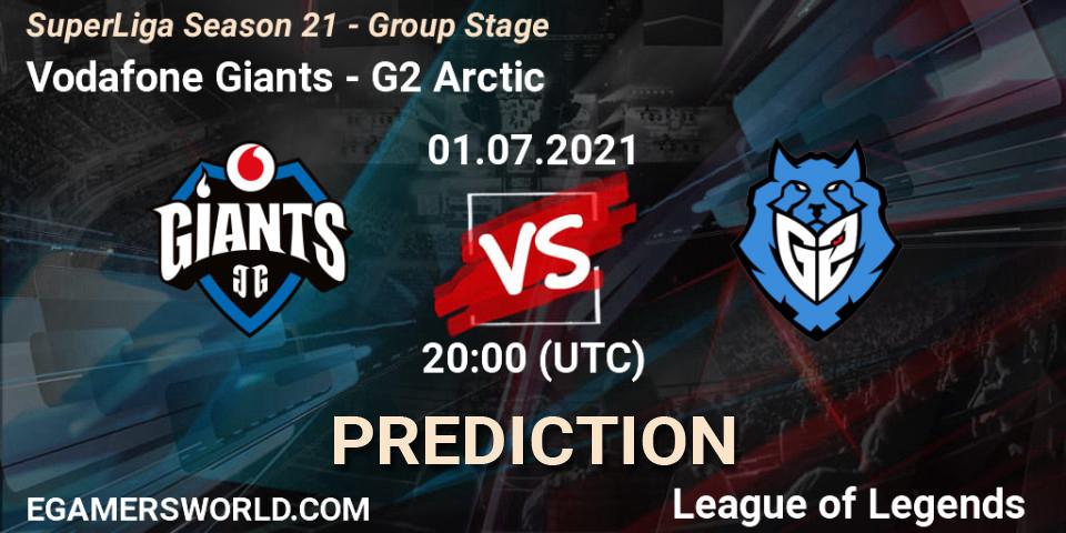 Prognose für das Spiel Vodafone Giants VS G2 Arctic. 01.07.2021 at 20:00. LoL - SuperLiga Season 21 - Group Stage 