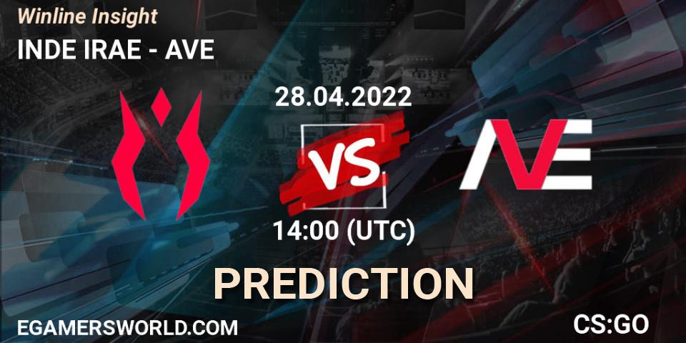 Prognose für das Spiel INDE IRAE VS AVE. 28.04.2022 at 14:00. Counter-Strike (CS2) - Winline Insight