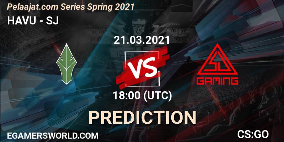 Prognose für das Spiel HAVU VS SJ. 21.03.21. CS2 (CS:GO) - Pelaajat.com Series Spring 2021