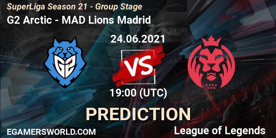 Prognose für das Spiel G2 Arctic VS MAD Lions Madrid. 24.06.2021 at 19:00. LoL - SuperLiga Season 21 - Group Stage 