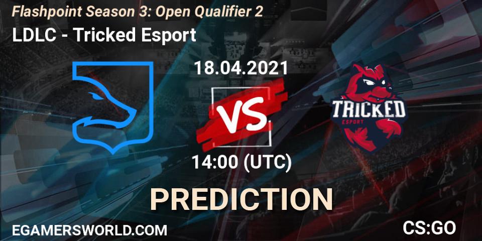 Prognose für das Spiel LDLC VS Tricked Esport. 18.04.21. CS2 (CS:GO) - Flashpoint Season 3: Open Qualifier 2