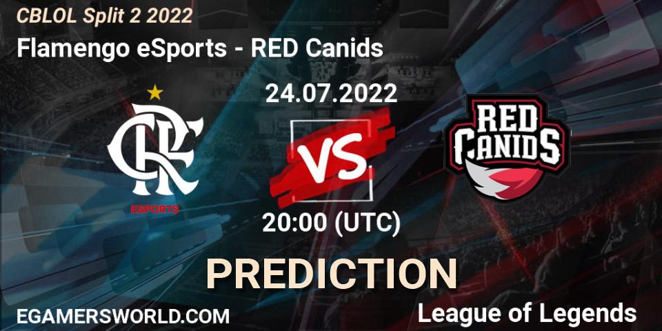 Prognose für das Spiel Flamengo eSports VS RED Canids. 24.07.22. LoL - CBLOL Split 2 2022