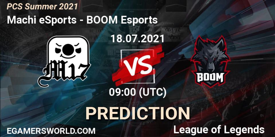 Prognose für das Spiel Machi eSports VS BOOM Esports. 18.07.2021 at 09:00. LoL - PCS Summer 2021