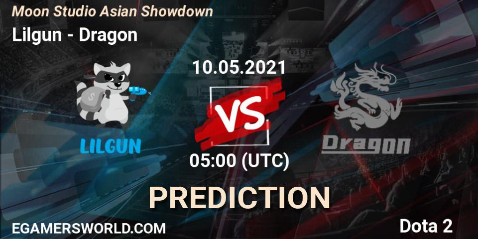 Prognose für das Spiel Lilgun VS Dragon. 10.05.2021 at 05:06. Dota 2 - Moon Studio Asian Showdown