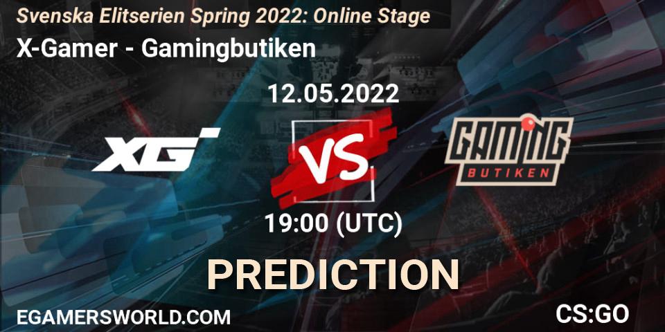 Prognose für das Spiel X-Gamer VS Gamingbutiken. 12.05.2022 at 19:00. Counter-Strike (CS2) - Svenska Elitserien Spring 2022: Online Stage