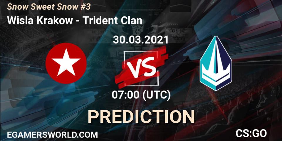 Prognose für das Spiel Wisla Krakow VS Trident Clan. 30.03.2021 at 07:00. Counter-Strike (CS2) - Snow Sweet Snow #3