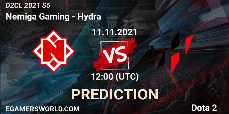 Prognose für das Spiel Nemiga Gaming VS Hydra. 11.11.2021 at 12:07. Dota 2 - Dota 2 Champions League 2021 Season 5