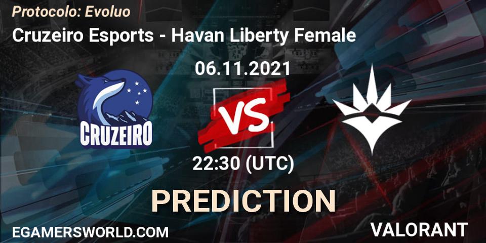 Prognose für das Spiel Cruzeiro Esports VS Havan Liberty Female. 06.11.2021 at 22:30. VALORANT - Protocolo: Evolução