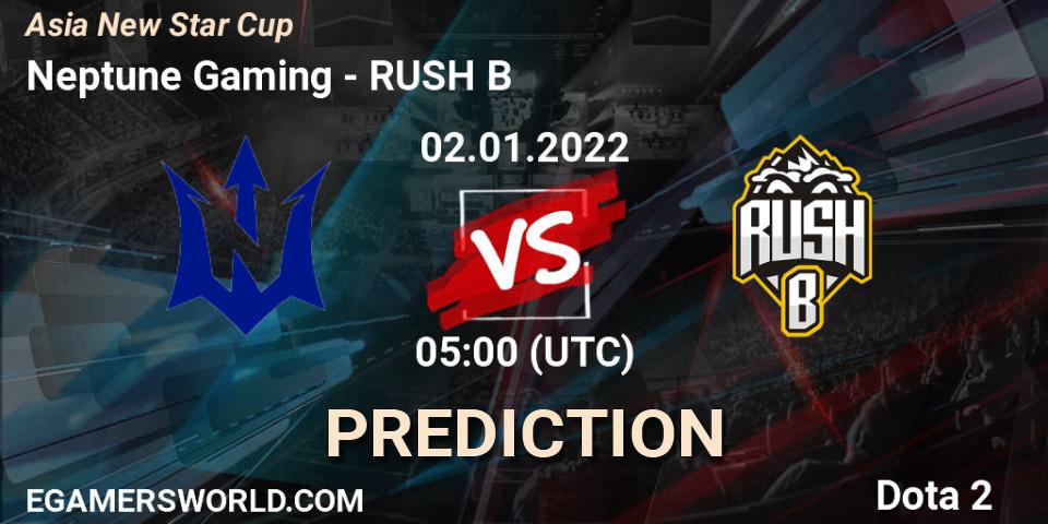 Prognose für das Spiel Neptune Gaming VS RUSH B. 02.01.22. Dota 2 - Asia New Star Cup
