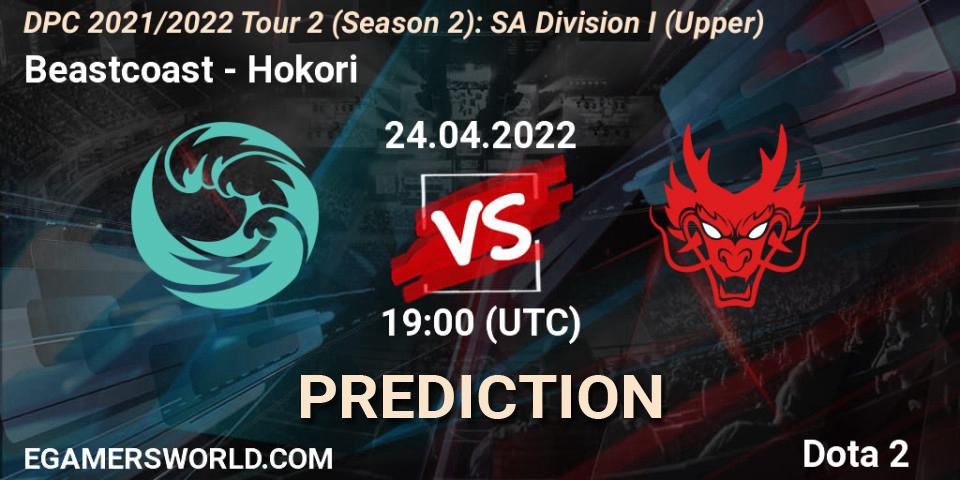 Prognose für das Spiel Beastcoast VS Hokori. 24.04.2022 at 19:02. Dota 2 - DPC 2021/2022 Tour 2 (Season 2): SA Division I (Upper)