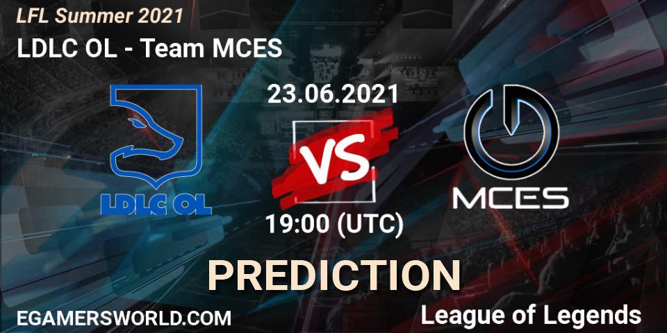 Prognose für das Spiel LDLC OL VS Team MCES. 23.06.2021 at 19:00. LoL - LFL Summer 2021