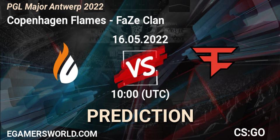 Prognose für das Spiel Copenhagen Flames VS FaZe Clan. 16.05.2022 at 10:00. Counter-Strike (CS2) - PGL Major Antwerp 2022