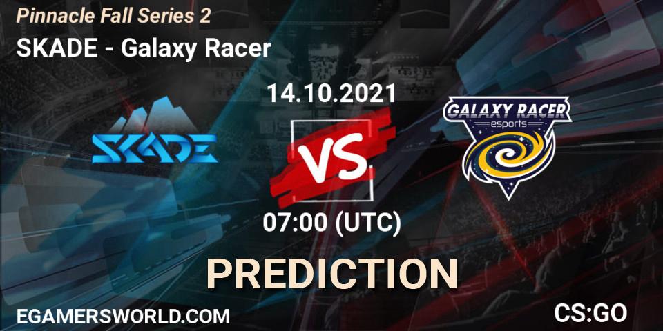 Prognose für das Spiel SKADE VS Galaxy Racer. 14.10.21. CS2 (CS:GO) - Pinnacle Fall Series #2