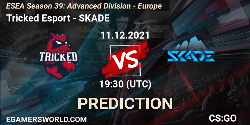 Prognose für das Spiel Tricked Esport VS SKADE. 11.12.2021 at 17:40. Counter-Strike (CS2) - ESEA Season 39: Advanced Division - Europe