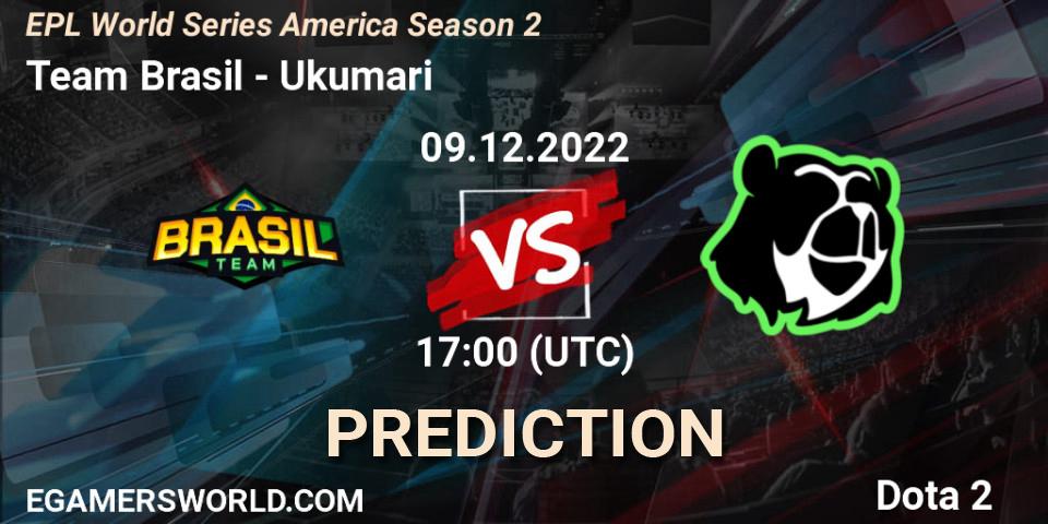 Prognose für das Spiel Team Brasil VS Ukumari. 09.12.22. Dota 2 - EPL World Series America Season 2