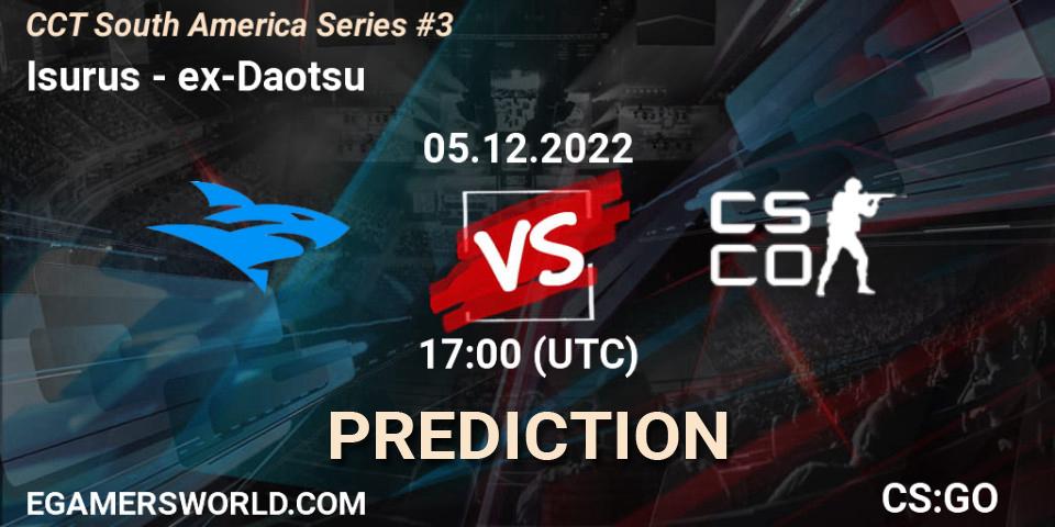 Prognose für das Spiel Isurus VS ex-Daotsu. 05.12.22. CS2 (CS:GO) - CCT South America Series #3