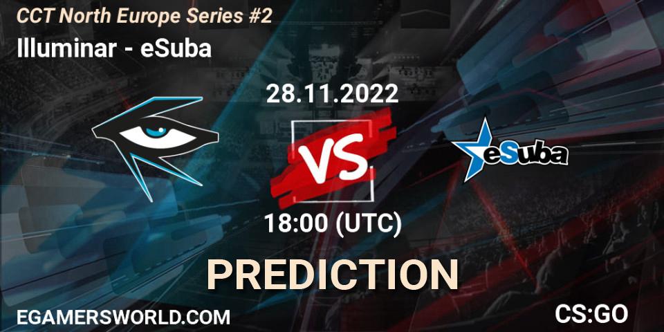 Prognose für das Spiel Illuminar VS eSuba. 28.11.22. CS2 (CS:GO) - CCT North Europe Series #2