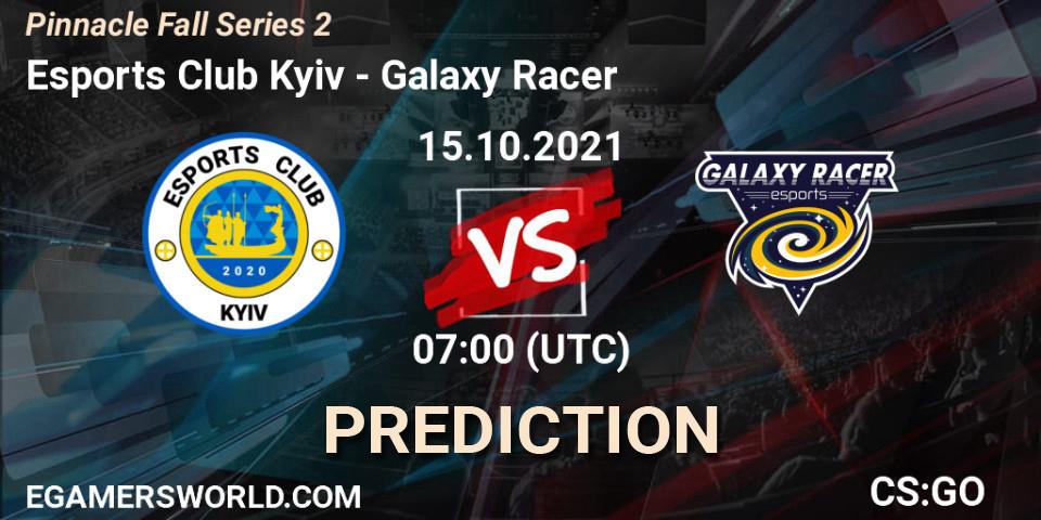 Prognose für das Spiel Esports Club Kyiv VS Galaxy Racer. 15.10.21. CS2 (CS:GO) - Pinnacle Fall Series #2