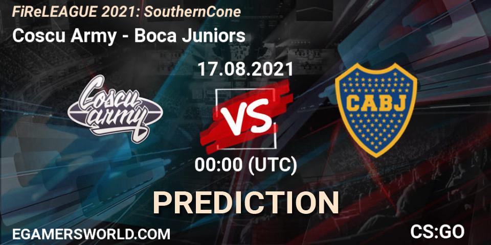 Prognose für das Spiel Coscu Army VS Boca Juniors. 16.08.21. CS2 (CS:GO) - FiReLEAGUE 2021: Southern Cone