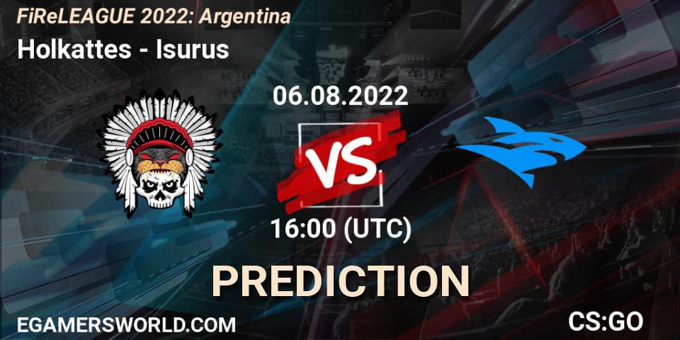 Prognose für das Spiel Holkattes VS Isurus. 06.08.2022 at 16:15. Counter-Strike (CS2) - FiReLEAGUE 2022: Argentina