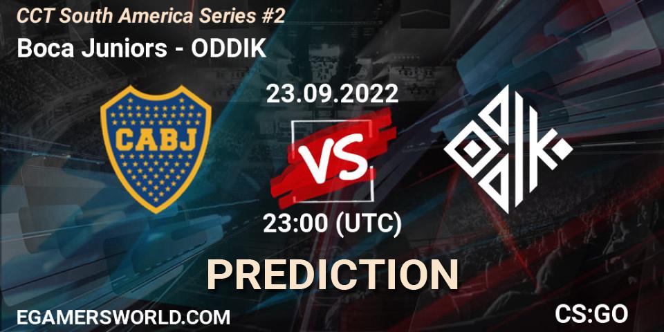 Prognose für das Spiel Boca Juniors VS ODDIK. 23.09.22. CS2 (CS:GO) - CCT South America Series #2