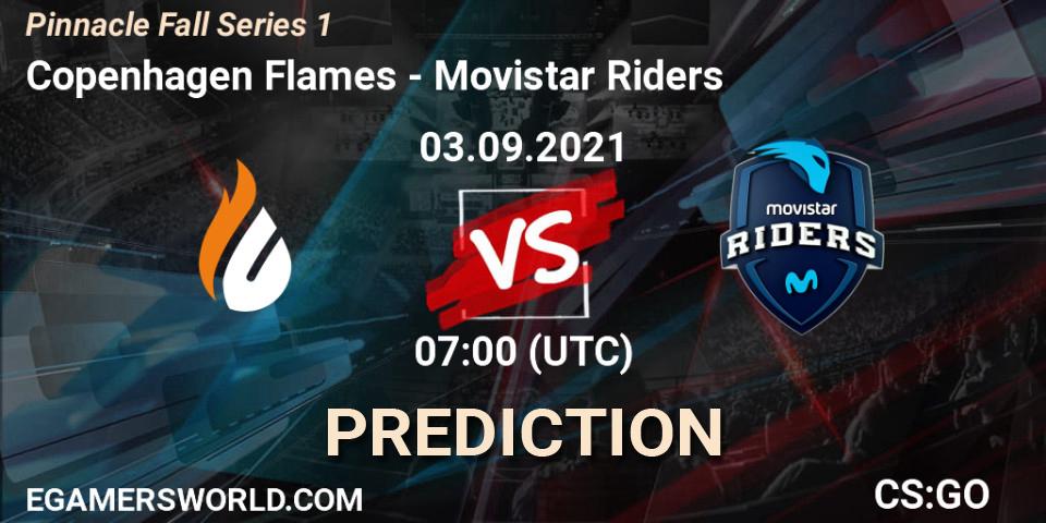 Prognose für das Spiel Copenhagen Flames VS Movistar Riders. 03.09.21. CS2 (CS:GO) - Pinnacle Fall Series #1