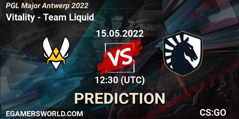 Prognose für das Spiel Vitality VS Team Liquid. 15.05.22. CS2 (CS:GO) - PGL Major Antwerp 2022
