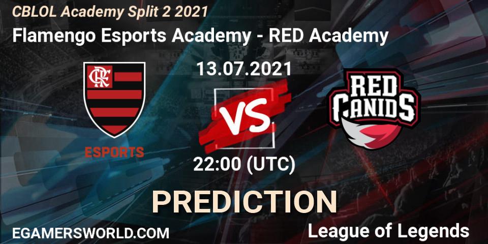 Prognose für das Spiel Flamengo Esports Academy VS RED Academy. 13.07.2021 at 22:15. LoL - CBLOL Academy Split 2 2021