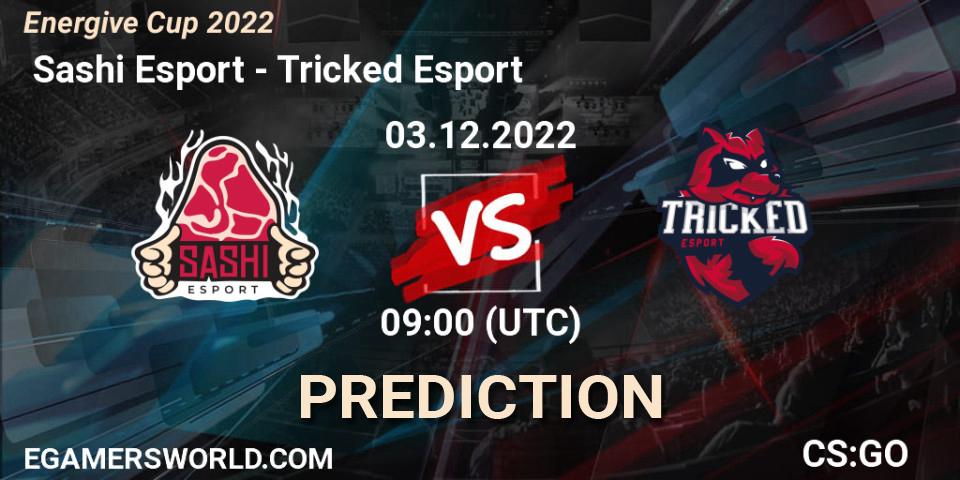 Prognose für das Spiel Sashi Esport VS Tricked Esport. 03.12.22. CS2 (CS:GO) - Energive Cup 2022