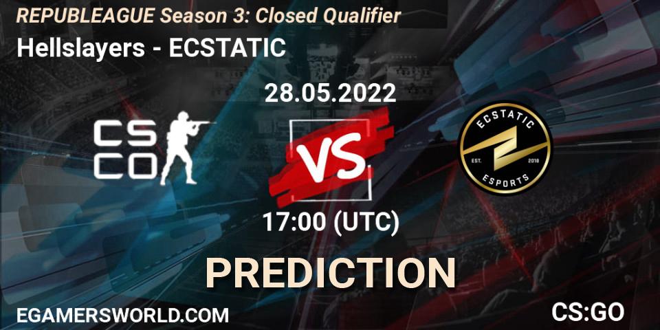 Prognose für das Spiel Hellslayers VS ECSTATIC. 28.05.22. CS2 (CS:GO) - REPUBLEAGUE Season 3: Closed Qualifier