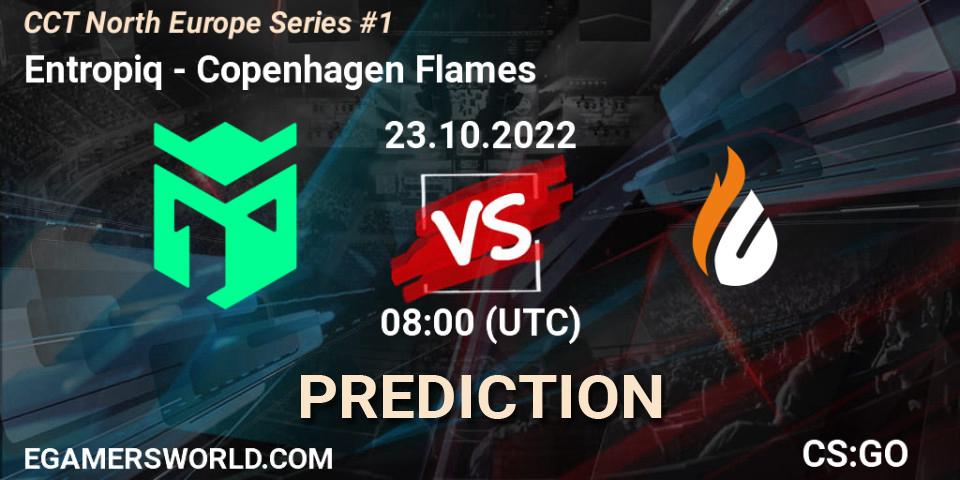 Prognose für das Spiel Entropiq VS Copenhagen Flames. 23.10.2022 at 08:00. Counter-Strike (CS2) - CCT North Europe Series #1
