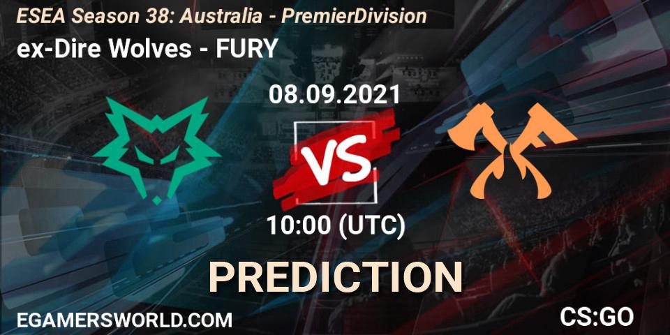 Prognose für das Spiel ex-Dire Wolves VS FURY. 08.09.21. CS2 (CS:GO) - ESEA Season 38: Australia - Premier Division