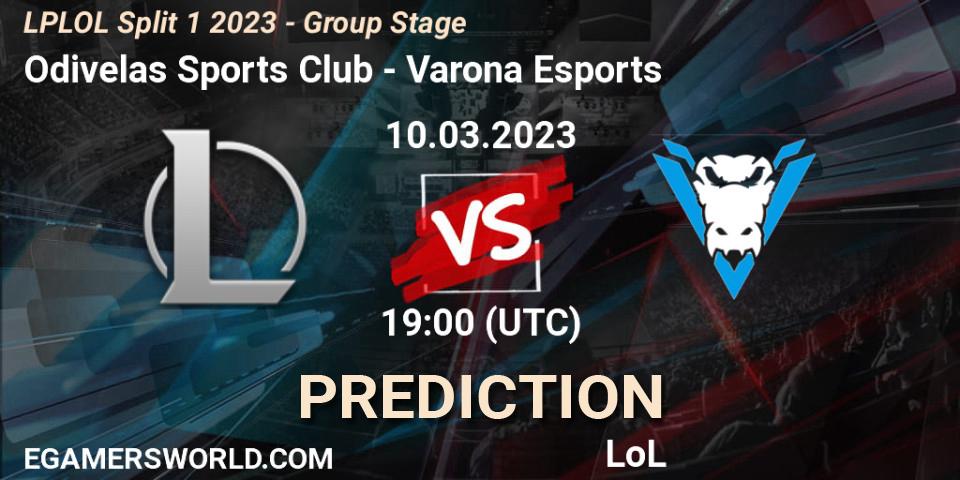 Prognose für das Spiel Odivelas Sports Club VS Varona Esports. 10.03.2023 at 19:00. LoL - LPLOL Split 1 2023 - Group Stage