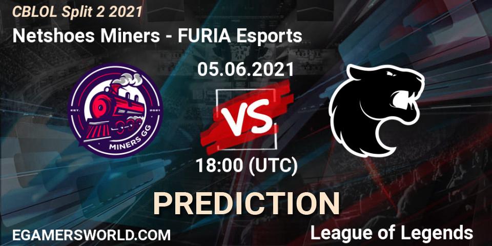 Prognose für das Spiel Netshoes Miners VS FURIA Esports. 05.06.2021 at 18:10. LoL - CBLOL Split 2 2021