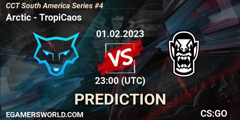 Prognose für das Spiel Arctic VS TropiCaos. 01.02.23. CS2 (CS:GO) - CCT South America Series #4