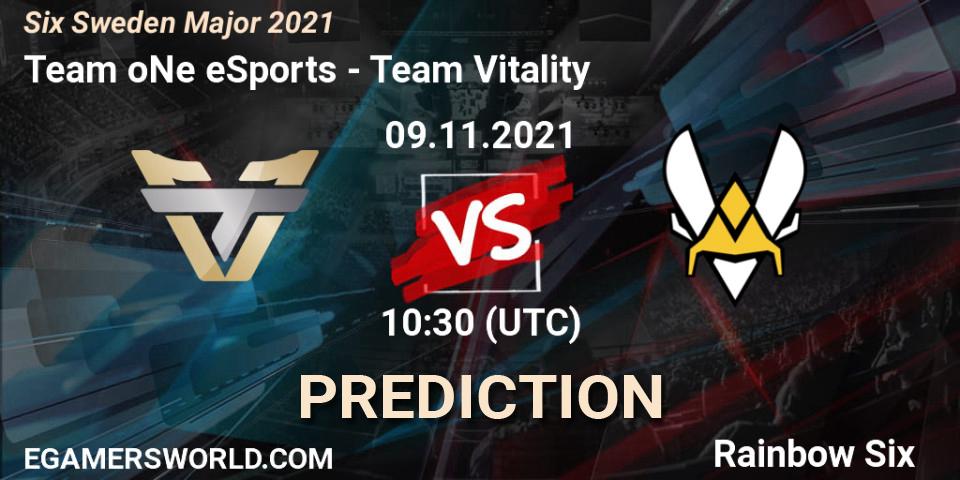 Prognose für das Spiel Team oNe eSports VS Team Vitality. 09.11.21. Rainbow Six - Six Sweden Major 2021