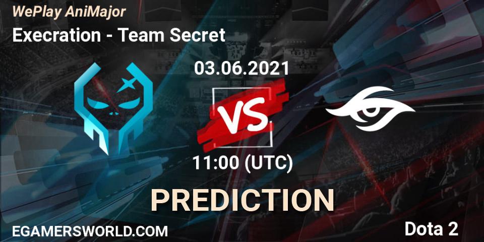 Prognose für das Spiel Execration VS Team Secret. 03.06.2021 at 11:01. Dota 2 - WePlay AniMajor 2021