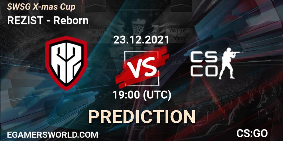 Prognose für das Spiel REZIST VS Reborn. 23.12.21. CS2 (CS:GO) - SWSG X-mas Cup