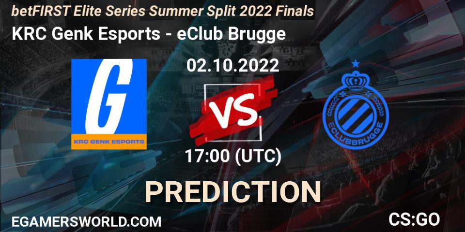 Prognose für das Spiel KRC Genk Esports VS eClub Brugge. 02.10.2022 at 10:25. Counter-Strike (CS2) - betFIRST Elite Series Summer Split 2022 Finals