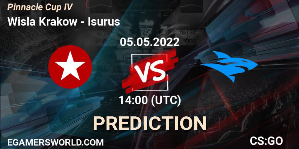 Prognose für das Spiel Wisla Krakow VS Isurus. 05.05.22. CS2 (CS:GO) - Pinnacle Cup #4