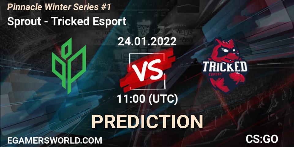 Prognose für das Spiel Sprout VS Tricked Esport. 24.01.22. CS2 (CS:GO) - Pinnacle Winter Series #1